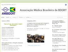 Tablet Screenshot of ambbdort.org.br